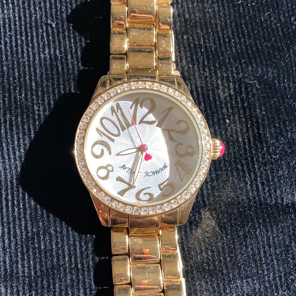 Betsey Johnson Gold Watch